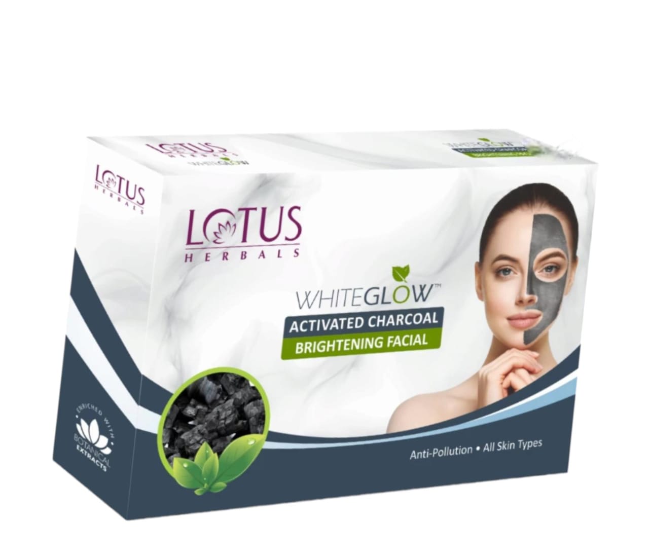 Lotus Herbals Whiteglow Activated Charcoal Brightening Facial